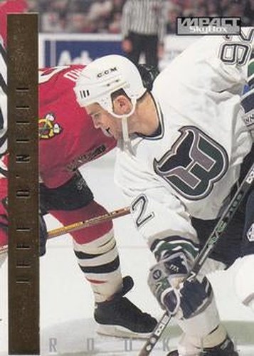 #202 Jeff O'Neill - Hartford Whalers - 1995-96 SkyBox Impact Hockey