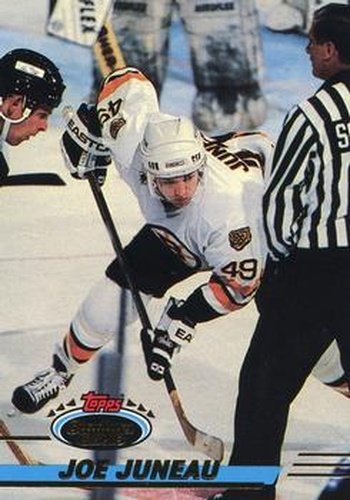 #202 Joe Juneau - Boston Bruins - 1993-94 Stadium Club Hockey