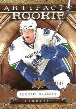 #202 Michael Grabner - Vancouver Canucks - 2009-10 Upper Deck Artifacts Hockey