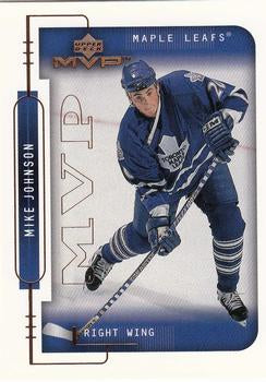 #202 Mike Johnson - Toronto Maple Leafs - 1999-00 Upper Deck MVP Hockey