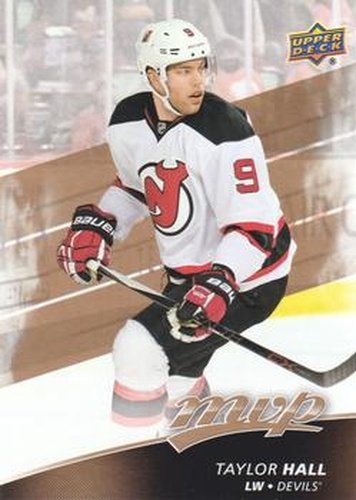#202 Taylor Hall - New Jersey Devils - 2017-18 Upper Deck MVP Hockey