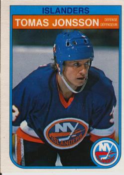 #202 Tomas Jonsson - New York Islanders - 1982-83 O-Pee-Chee Hockey