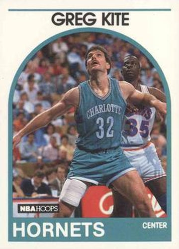 #202 Greg Kite - Charlotte Hornets - 1989-90 Hoops Basketball