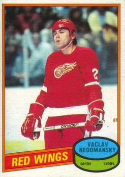 #202 Vaclav Nedomansky - Detroit Red Wings - 1980-81 O-Pee-Chee Hockey