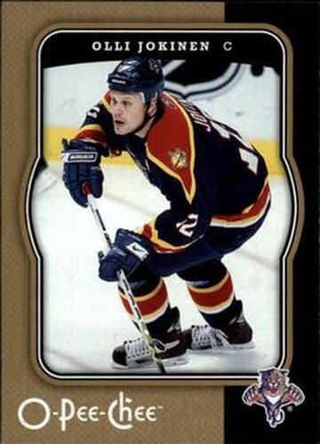 #202 Olli Jokinen - Florida Panthers - 2007-08 O-Pee-Chee Hockey