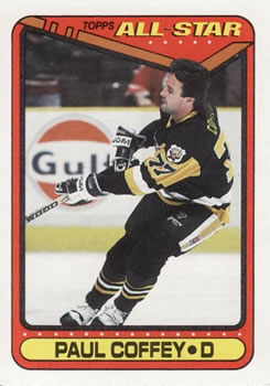 #202 Paul Coffey - Pittsburgh Penguins - 1990-91 Topps Hockey