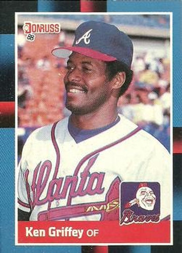 #202 Ken Griffey - Atlanta Braves - 1988 Donruss Baseball