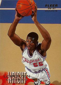 #202 Lorenzen Wright - Los Angeles Clippers - 1996-97 Fleer Basketball