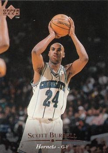 #202 Scott Burrell - Charlotte Hornets - 1995-96 Upper Deck Basketball