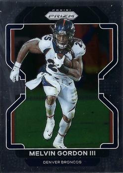 #202 Melvin Gordon III - Denver Broncos - 2021 Panini Prizm Football