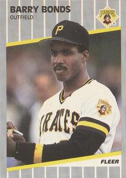 #202 Barry Bonds - Pittsburgh Pirates - 1989 Fleer Baseball