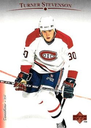 #202 Turner Stevenson - Montreal Canadiens - 1995-96 Upper Deck Hockey