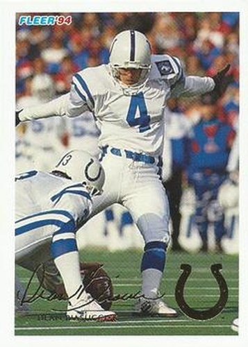 #202 Dean Biasucci - Indianapolis Colts - 1994 Fleer Football