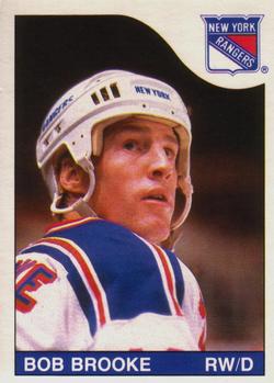 #202 Bob Brooke - New York Rangers - 1985-86 O-Pee-Chee Hockey