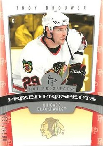 #202 Troy Brouwer - Chicago Blackhawks - 2006-07 Fleer Hot Prospects Hockey