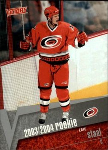 #202 Eric Staal - Carolina Hurricanes - 2003-04 Upper Deck Victory Hockey