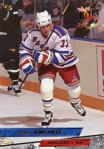 #202 Tony Amonte - New York Rangers - 1993-94 Ultra Hockey