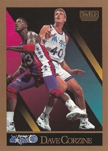 #202 Dave Corzine - Orlando Magic - 1990-91 SkyBox Basketball