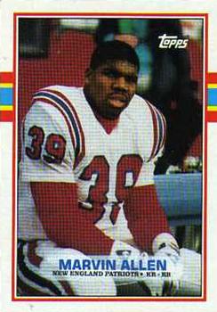 #202 Marvin Allen - New England Patriots - 1989 Topps Football