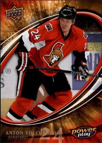 #202 Anton Volchenkov - Ottawa Senators - 2008-09 Upper Deck Power Play Box Set Hockey