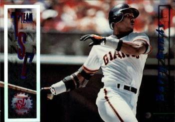 #202 Barry Bonds - San Francisco Giants - 1996 Stadium Club Baseball