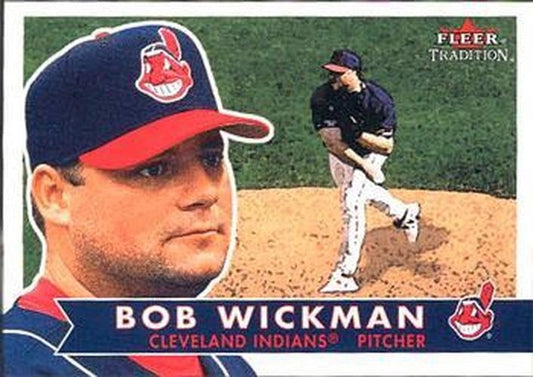 #202 Bob Wickman - Cleveland Indians - 2001 Fleer Tradition Baseball