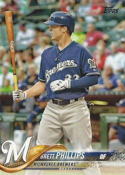 #202 Brett Phillips - Milwaukee Brewers - 2018 Topps Baseball