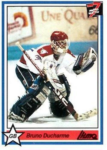 #202 Bruno Ducharme - Victoriaville Tigres - 1990-91 7th Inning Sketch QMJHL Hockey