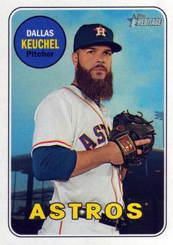 #202 Dallas Keuchel - Houston Astros - 2018 Topps Heritage Baseball