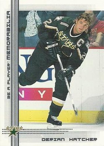 #202 Derian Hatcher - Dallas Stars - 2000-01 Be a Player Memorabilia Hockey