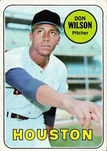 #202 Don Wilson - Houston Astros - 1969 Topps Baseball