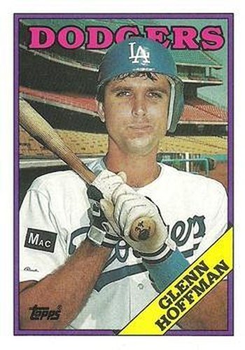 #202 Glenn Hoffman - Los Angeles Dodgers - 1988 Topps Baseball