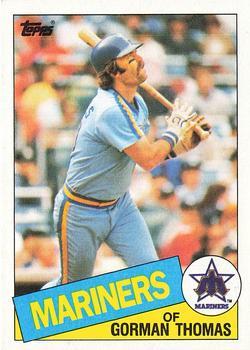 #202 Gorman Thomas - Seattle Mariners - 1985 Topps Baseball