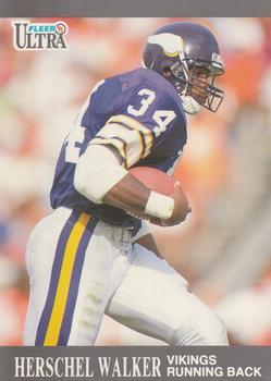 #202 Herschel Walker - Minnesota Vikings - 1991 Ultra Football
