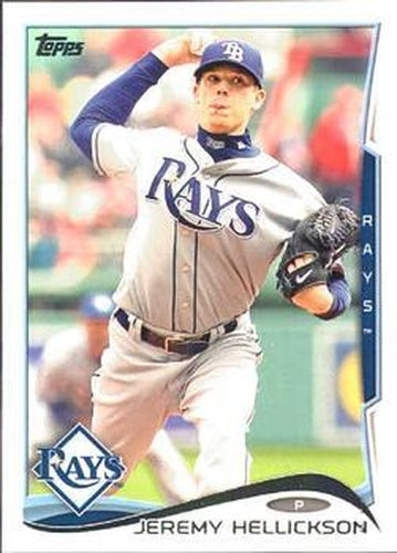 #202 Jeremy Hellickson - Tampa Bay Rays - 2014 Topps Baseball