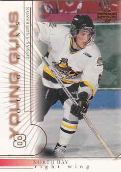 #202 Jonas Andersson - North Bay Centennials - 2000-01 Upper Deck Hockey