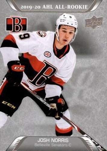 #202 Josh Norris - Belleville Senators - 2020-21 Upper Deck AHL Hockey
