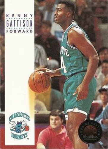 #202 Kenny Gattison - Charlotte Hornets - 1993-94 SkyBox Premium Basketball