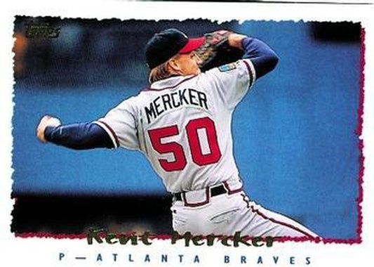 #202 Kent Mercker - Atlanta Braves - 1995 Topps Baseball