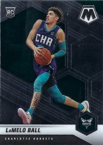 #202 LaMelo Ball - Charlotte Hornets - 2020-21 Panini Mosaic Basketball