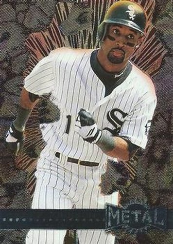 #202 Lance Johnson - New York Mets - 1996 Metal Universe Baseball