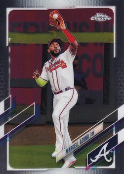 #202 Marcell Ozuna - Atlanta Braves - 2021 Topps Chrome Baseball