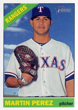 #202 Martin Perez - Texas Rangers - 2015 Topps Heritage Baseball