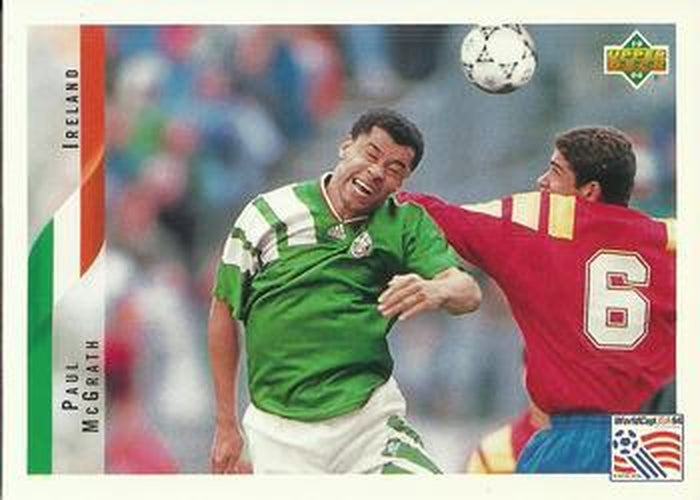 #202 Paul McGrath - Ireland - 1994 Upper Deck World Cup Contenders English/Spanish Soccer