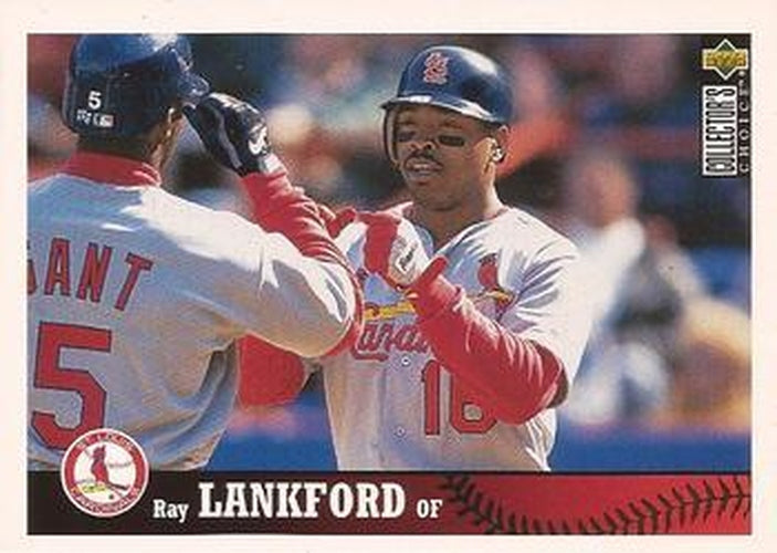 #202 Ray Lankford - St. Louis Cardinals - 1997 Collector's Choice Baseball