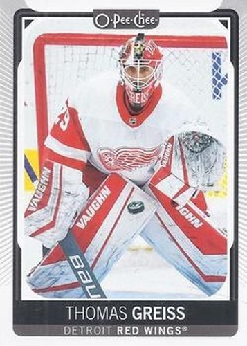 #202 Thomas Greiss - Detroit Red Wings - 2021-22 O-Pee-Chee Hockey