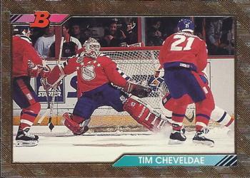 #202 Tim Cheveldae - Detroit Red Wings - 1992-93 Bowman Hockey
