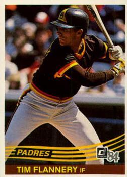 #202 Tim Flannery - San Diego Padres - 1984 Donruss Baseball