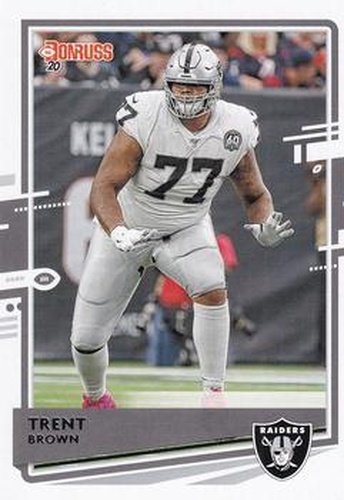 #202 Trent Brown - Las Vegas Raiders - 2020 Donruss Football