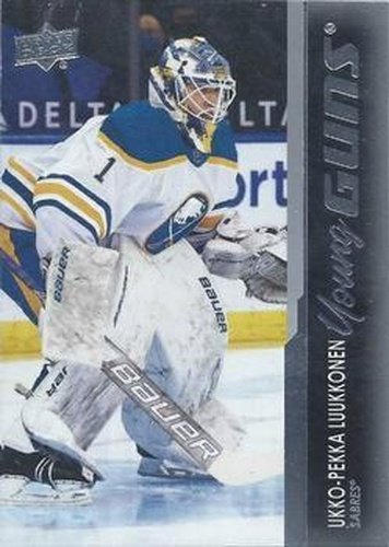 #202 Ukko-Pekka Luukkonen - Buffalo Sabres - 2021-22 Upper Deck Hockey